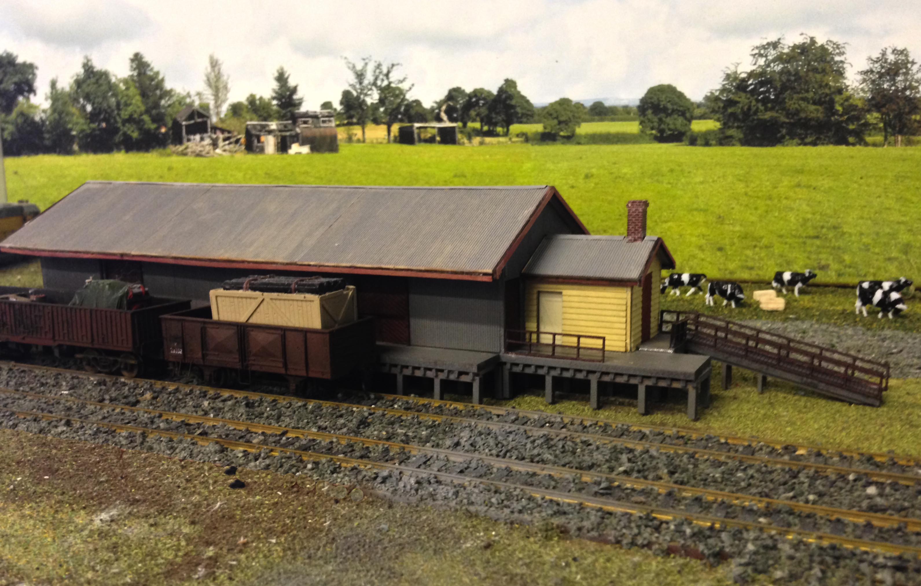 HO scale building NSWGR G2 Goods shed KIT 1:87 scale 