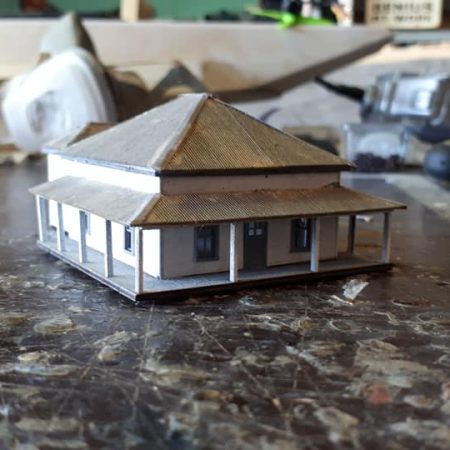 N scale New South Wales Police Station 1:160 scale