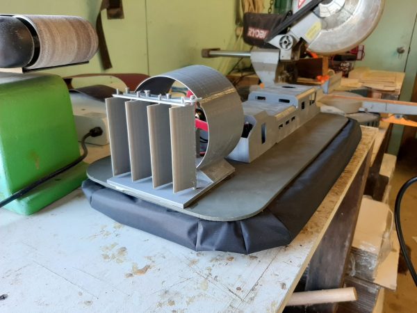 Military Hovercraft 3D printed (STL FILES ONLY) plus sewn skirt - Image 3