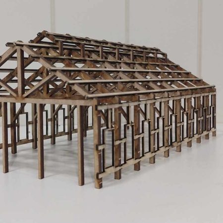 N scale Tenterfield loco shed frame 1:60 scale